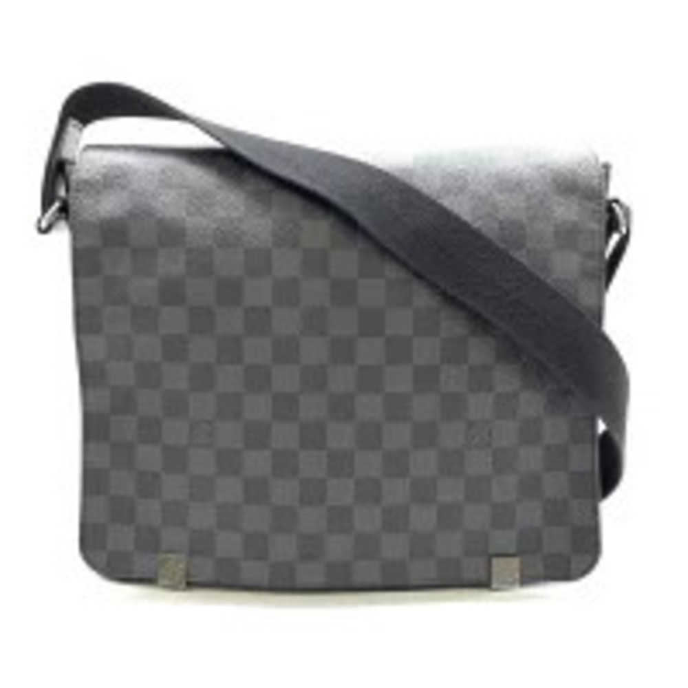 LOUIS VUITTON District NM Damier Graphite Black Shoulder Bag Messenger
